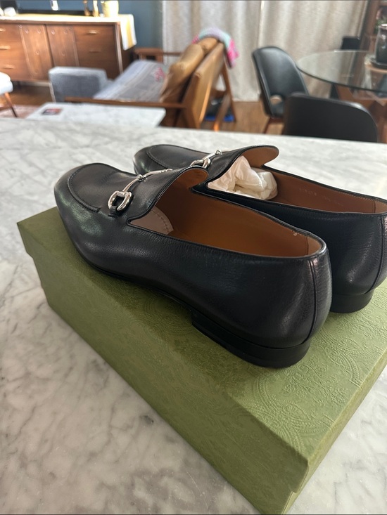 Gucci Princeton Black Leather Horsebit Loafers main image 5